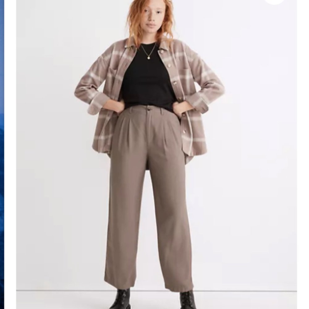 Madewell Barroway Wide Leg Crop
